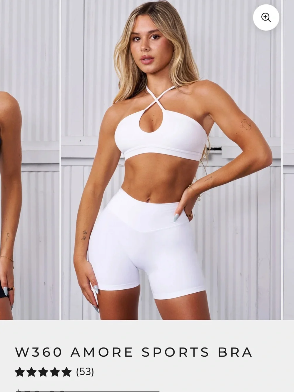 Sports Bra - white - Picture 4 of 5
